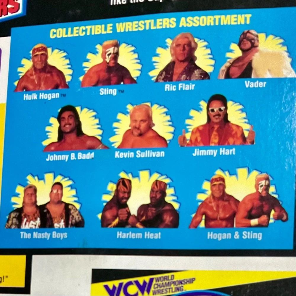STING WCW Collectible Wrestlers Series 2 - Picture 6 of 9